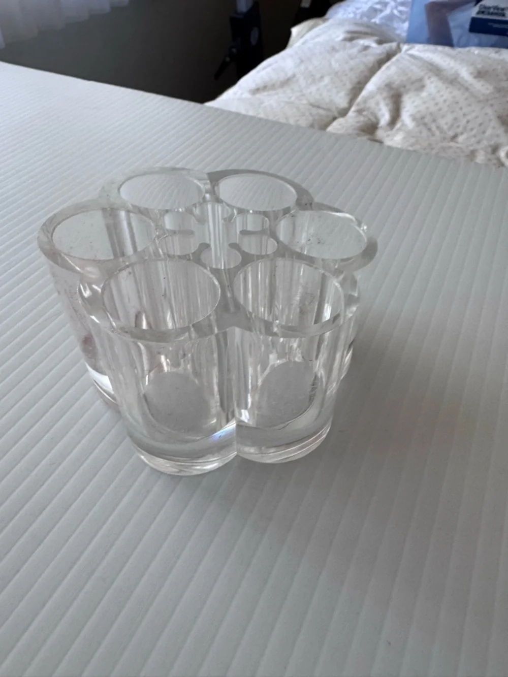 Clear Acrylic Floral Makeup lipstick or pencil Organizer